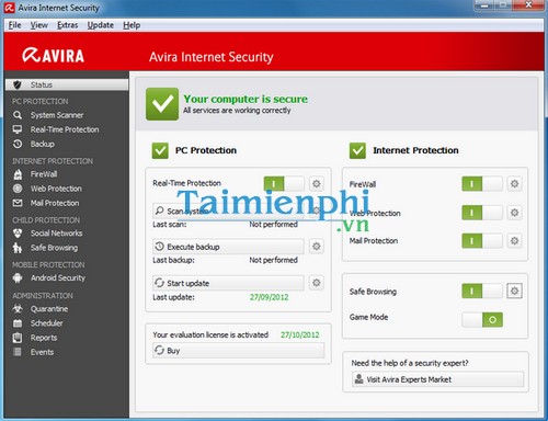 Avira internet security avira internet security