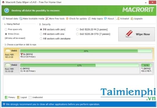 macrorit data wiper