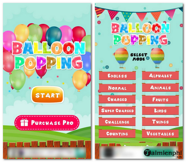 tai Popping Balloon Game For Kids