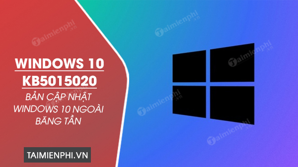 Windows 10 KB5015020