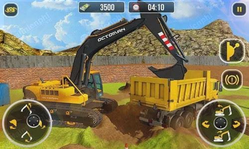 heavy excavator crane