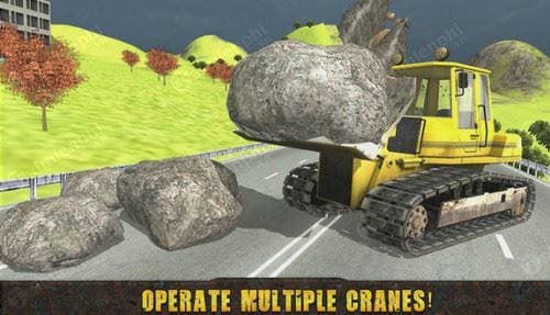 real hill dump truck excavator crane simulator
