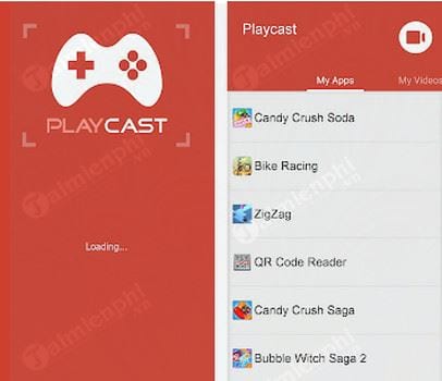 playcast game screen recorder