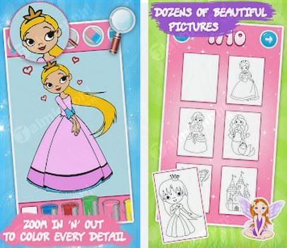 princess coloring book for kids