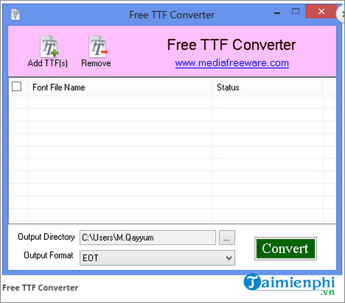 free ttf converter