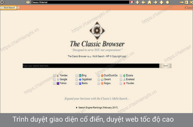 the classic browser