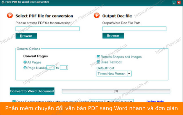 tai free pdf to word doc converter