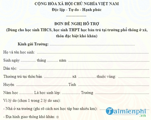 don de nghi ho tro hoc sinh thcs thpt hoc ban tru dac biet kho khan