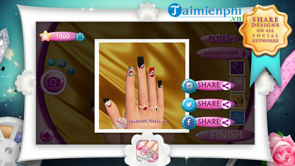 fashion nails 3d girls game