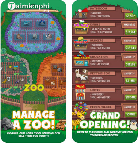 idle tap zoo