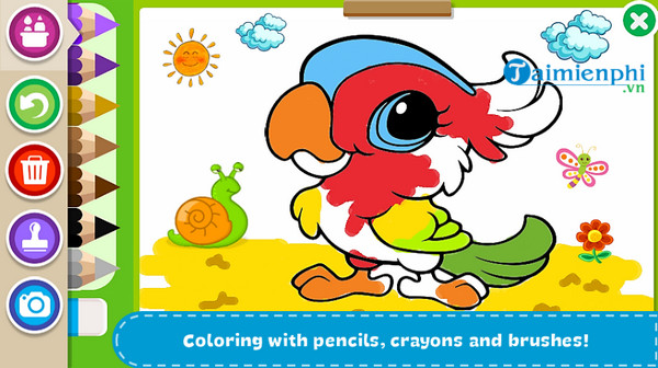 coloring book kids paint