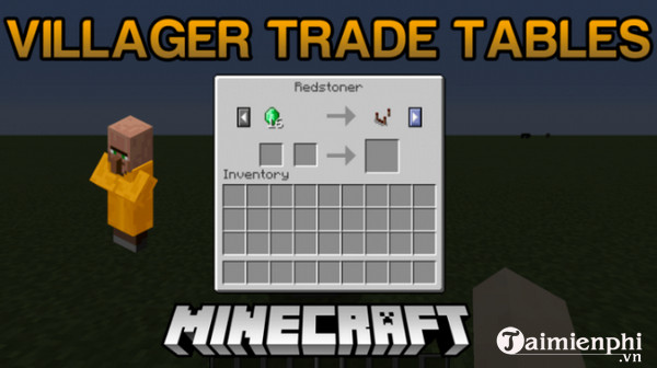 villager trade tables mod