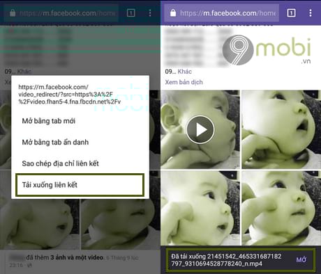 download video facebook tren samsung galaxy