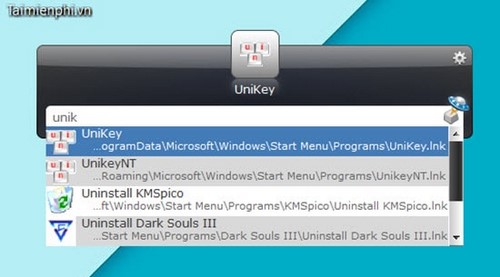 tim kiem file cho windows 10