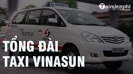 tong dai taxi vinasun sdt hotline