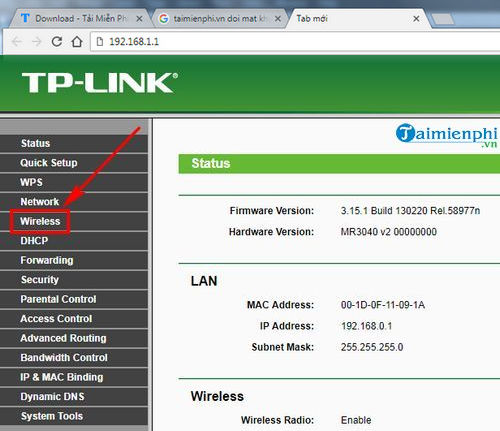 cach doi mat khau wifi tl mr3040 2