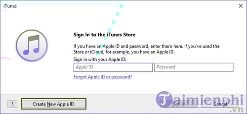 tao tai khoan itunes