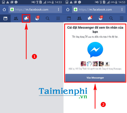 cach doc tin nhan facebook khong can cai facebook messenger 2