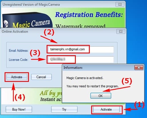 Bản quyền magic camera Bản quyền magic camera