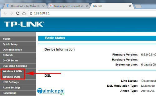 cach doi mat khau wifi td w8968 2