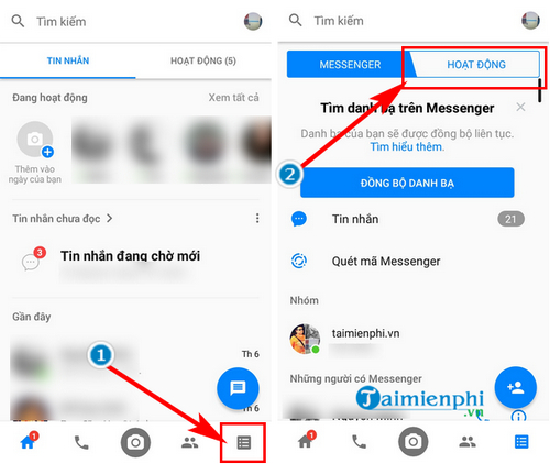 an nick messendger tren android