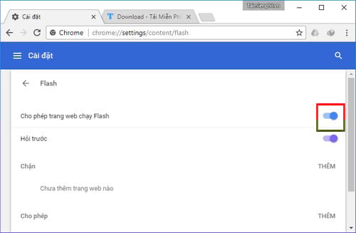 Sua loi Flash Player bi loi thoi