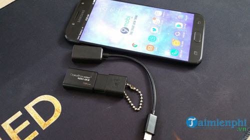 cac buoc ket noi usb voi dien thoai android qua cong otg 2