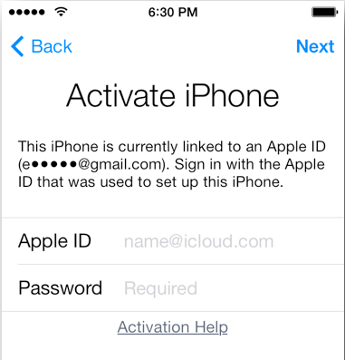 loi icloud khi dang ky tai khoan