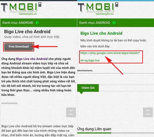 cach cai bigo live setup bigo live cho android 2