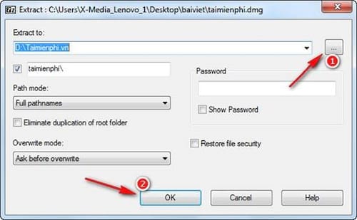 mo file DMG tren Windows