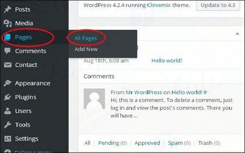 cach chen them link trong wordpress 2