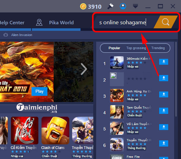 cach choi s online tren may tinh 2
