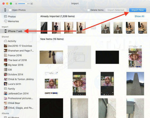 cach copy chuyen anh tu iphone ipad sang mac 2