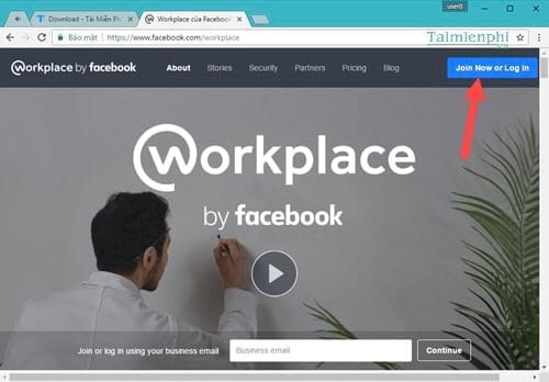 cach dang ky facebook workplace tao tai khoan 2