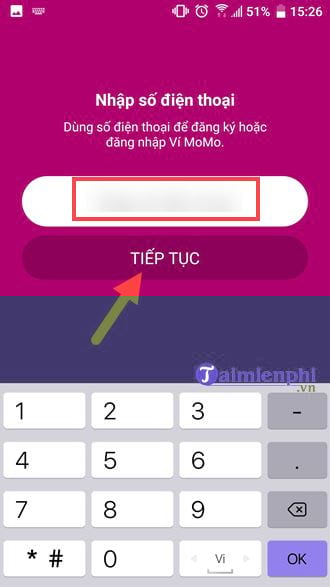 cach dang ky tai khoan momo 2