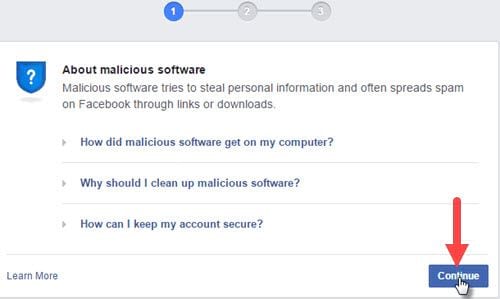 cach dang nhap facebook khi co yeu cau quet virus bang eset 2