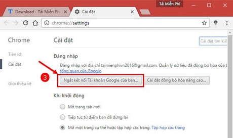 thoat tai khoan google