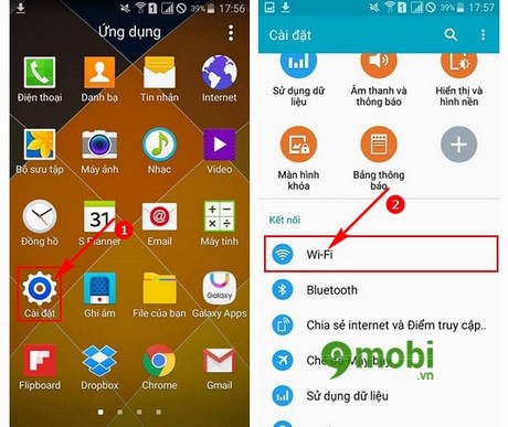 cach doi dns samsung galaxy j7