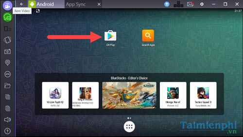 go tieng viet tren bluestacks
