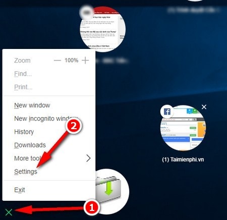 import setting opera neon