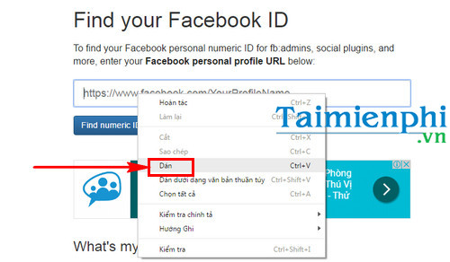 cach lay id fanpage facebook 2