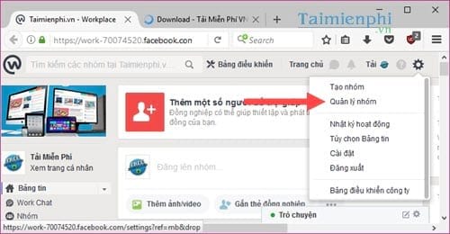 cach luu tru hoac bo luu tru nhom facebook workplace 2