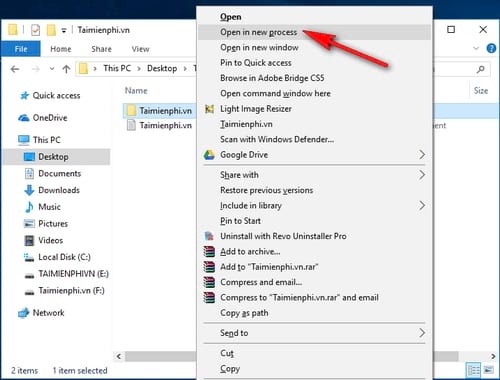 cach mo thu muc trong new process tren windows 10 8 7 2