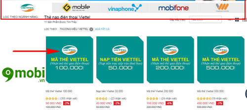 cach mua the dien thoai re nhat viettel vina mobi gmobile vietnammobile 2