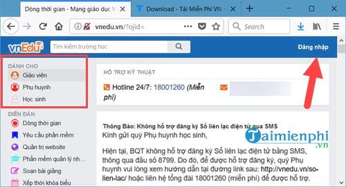 cach dung so lien lac dien tu vnedu