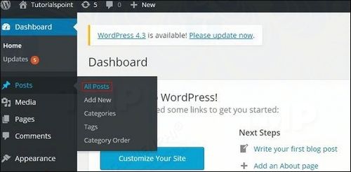 cach sua bai viet trong wordpress 2