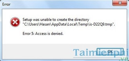 sua loi access denied khi truy cap file, thu muc tren windows