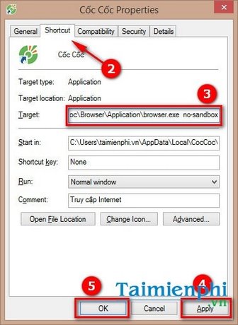 huong dan cach sua loi coc coc khong vao duoc mang facebok blog