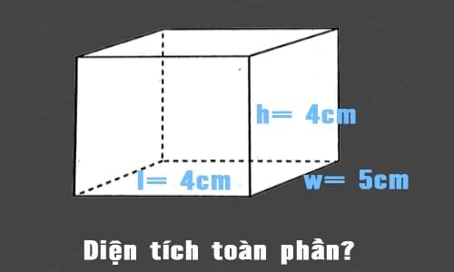 cong thuc tinh dien tich hinh hop chu nhat