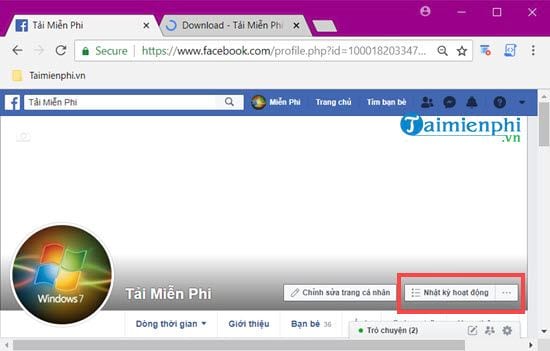 cach xem minh vua lam gi tren facebook 2